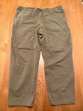 Everlane Men’s Olive Khaki Drawstring Joggers XXL